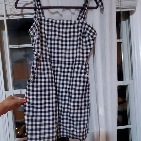 Checkeres print dress - Picture 1 of 6